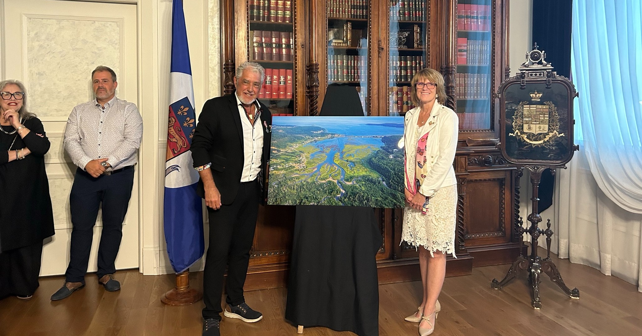 Inauguration du&nbsp;Salon des Saisons au Cabinet