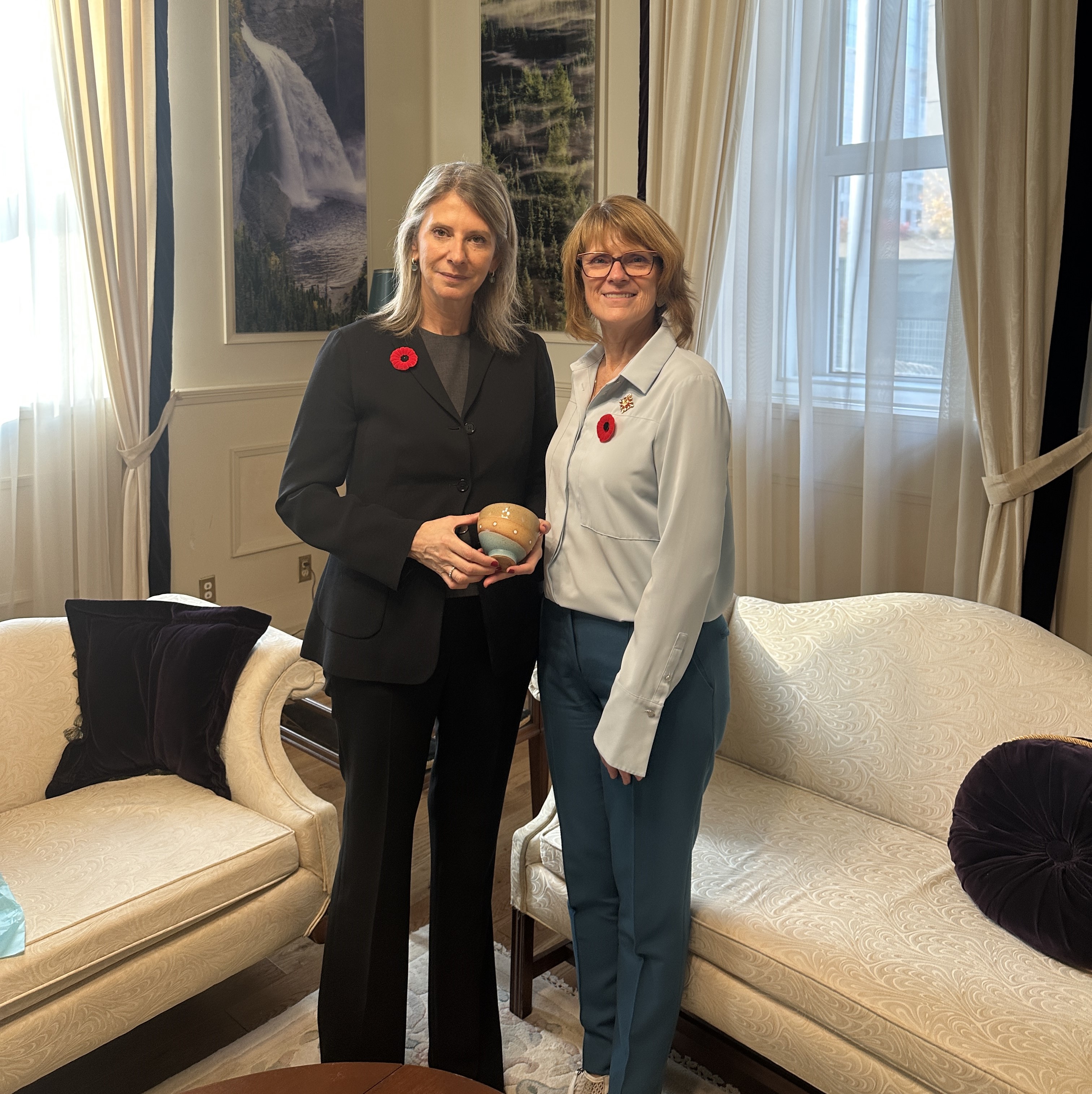 Rencontre avec la Consule générale de la République hellénique à Montréal