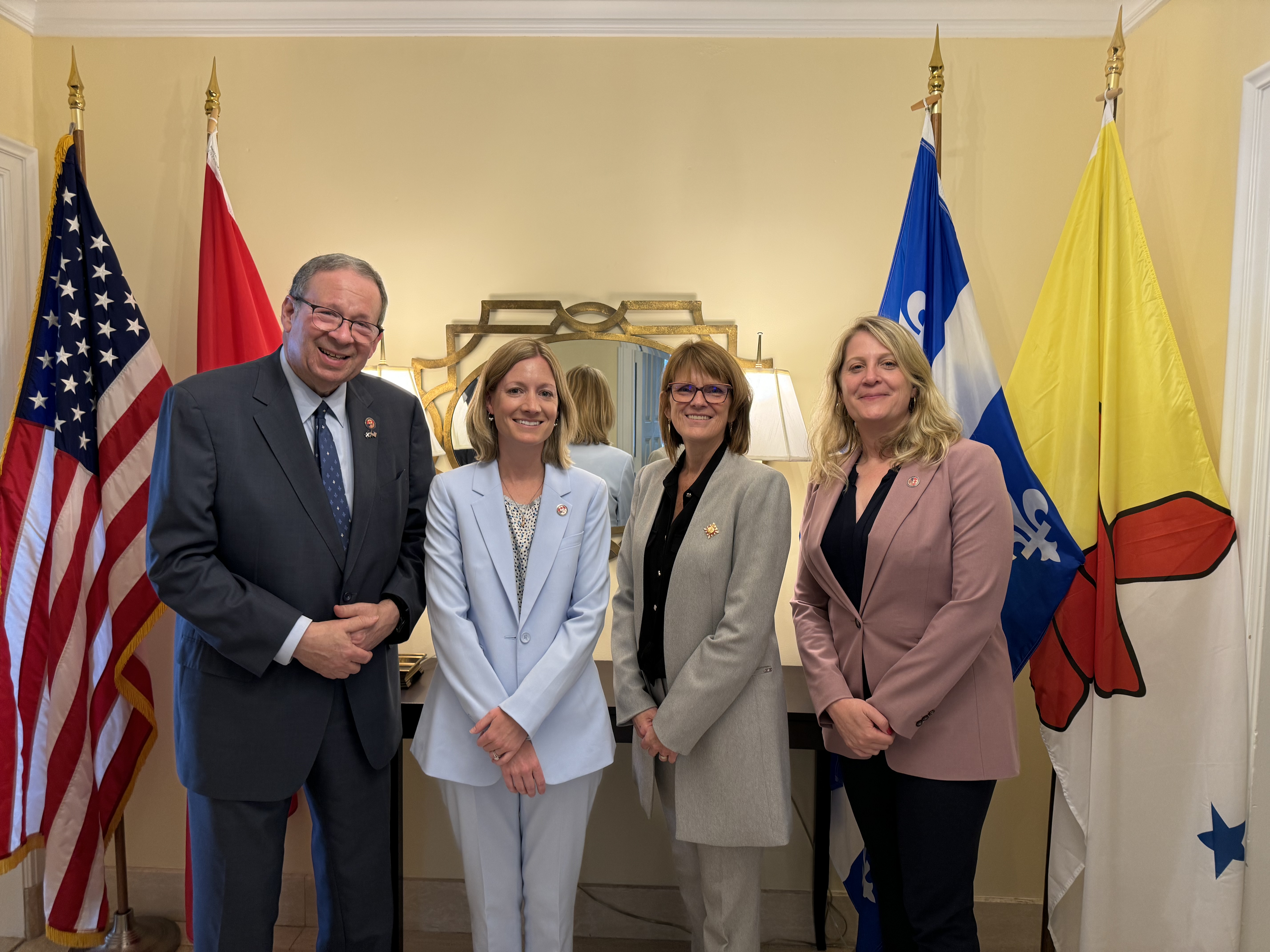 Rencontre avec l'Ambassadeur des États-Unis à Québec et soirée cocktail à bord de l'USS Carney