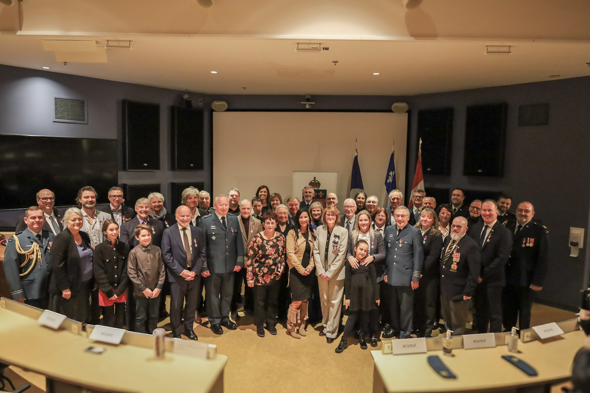 Cérémonie de remise de la Médaille du couronnement du roi Charles III - Région du Saguenay-Lac-St-Jean