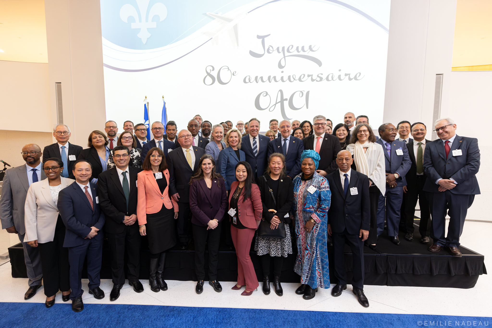 Réception pour souligner les 80ans de l'Organisation de l’aviation civile internationale