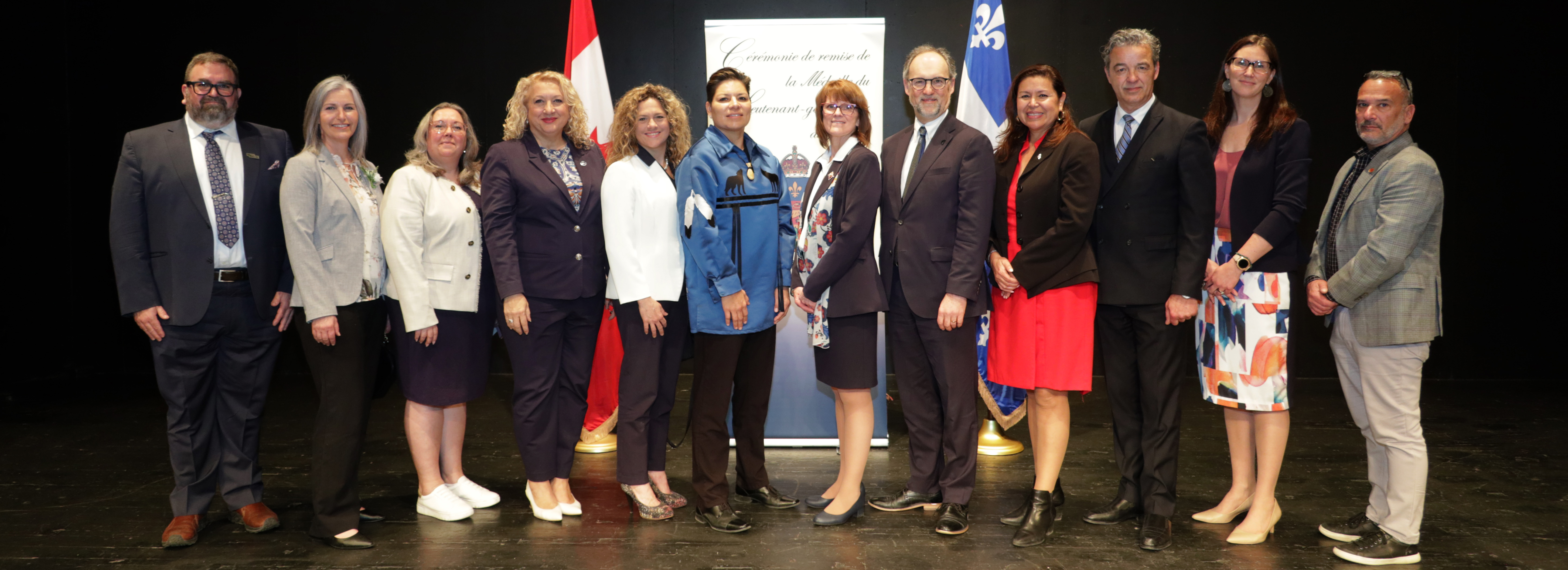 Remise de la médaille du Lieutenant-gouverneur dans les régions de Lanaudière, Montréal-Laval et Mauricie