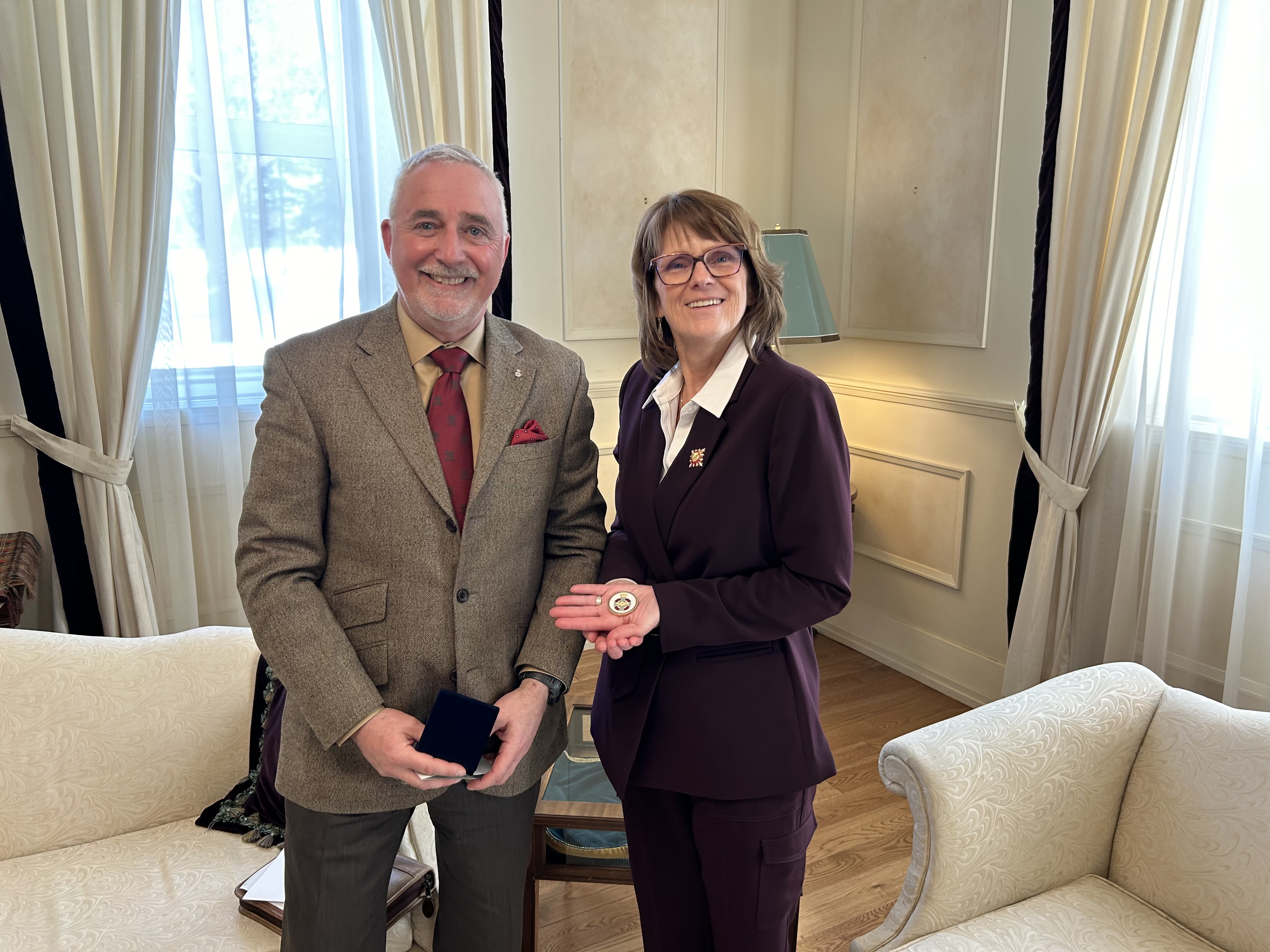 Rencontre avec M. Richard Giguère, président de l'Institut militaire de Québec