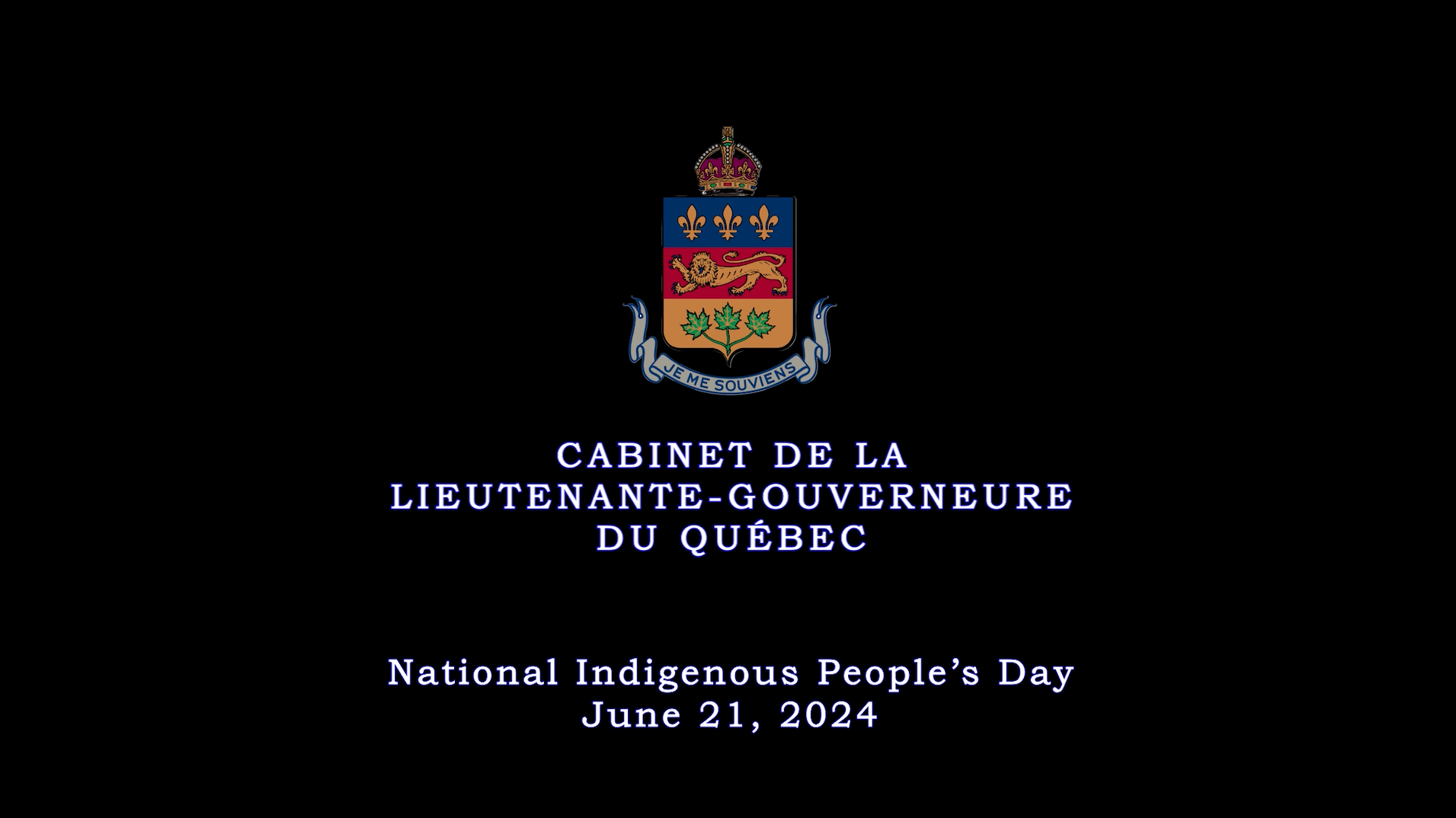 A message on the occasion of National Indigenous Peoples Day