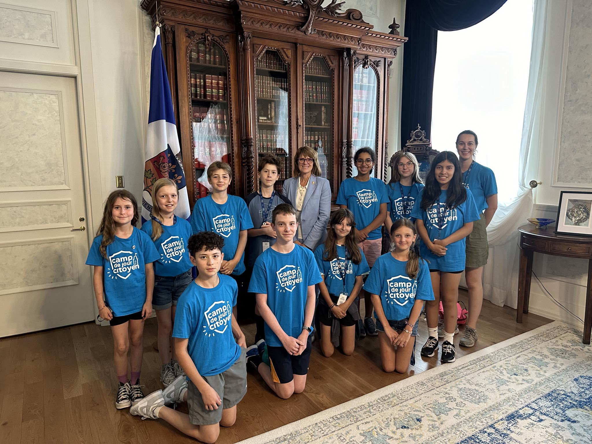 Visite du Camp de jour citoyen de l’Assemblée nationale