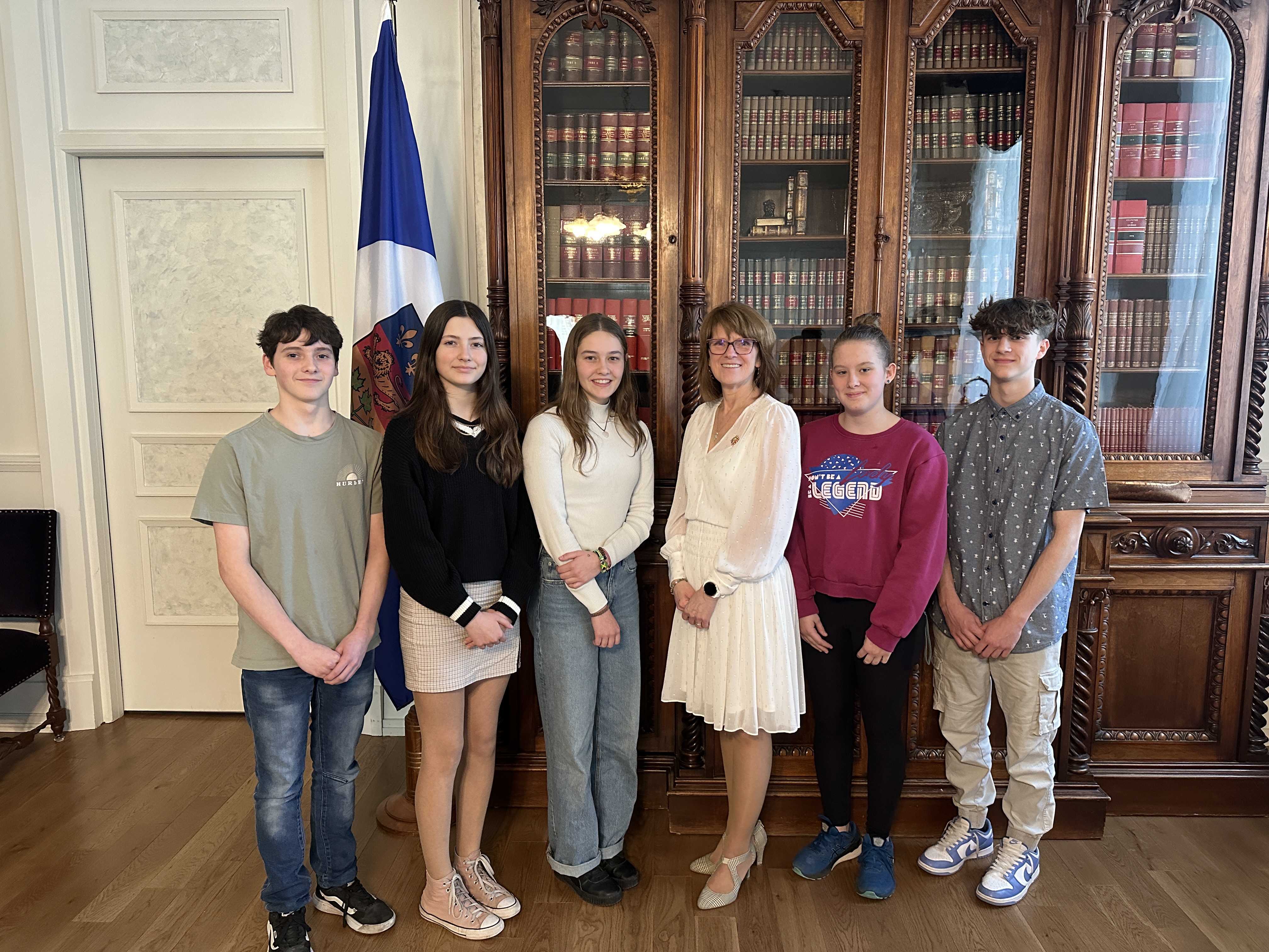 Meeting with journalism students from Partenaire 12-18