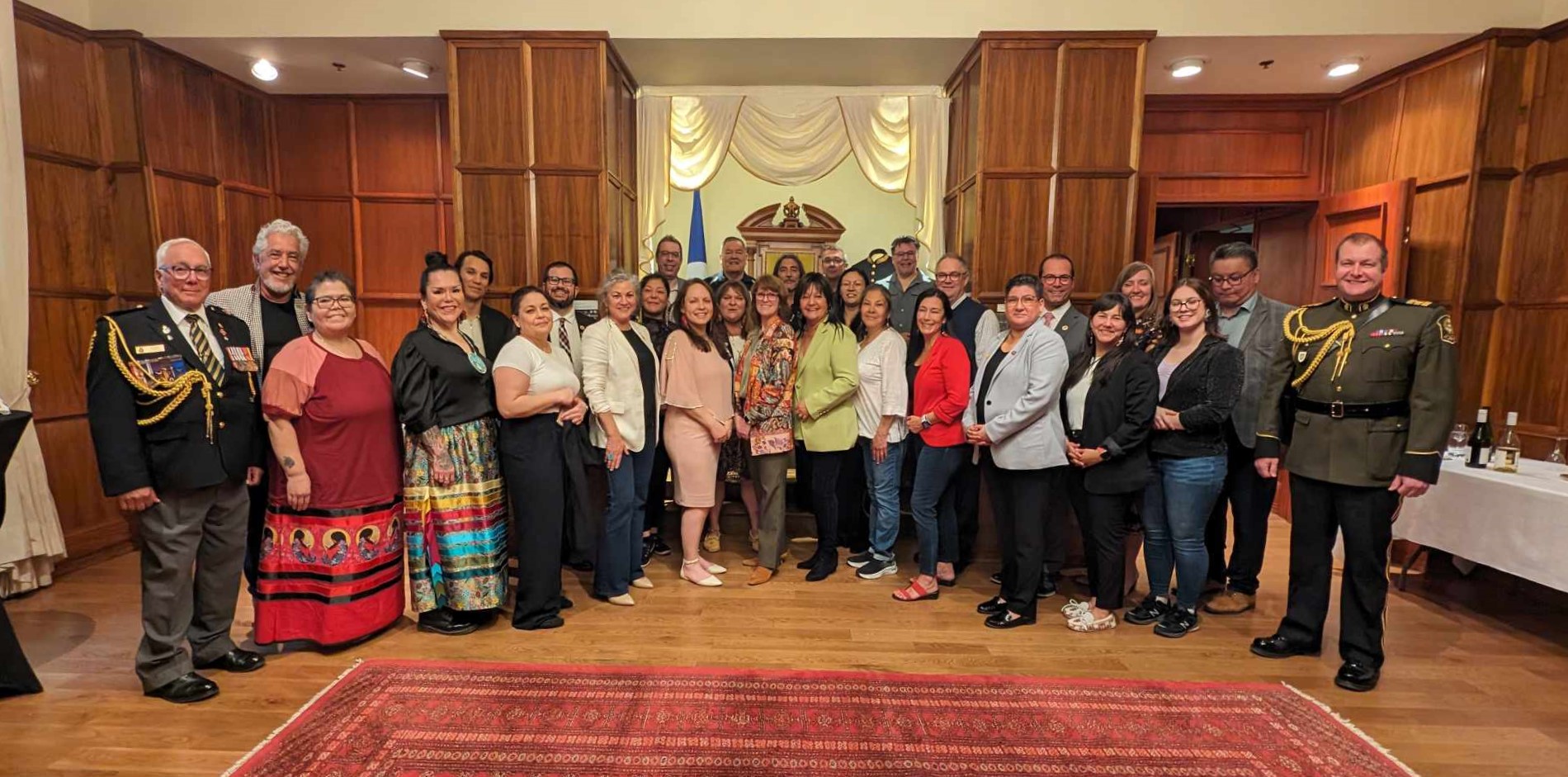 Reception of the AFNQL Chiefs' Table as well as representatives of QNW

