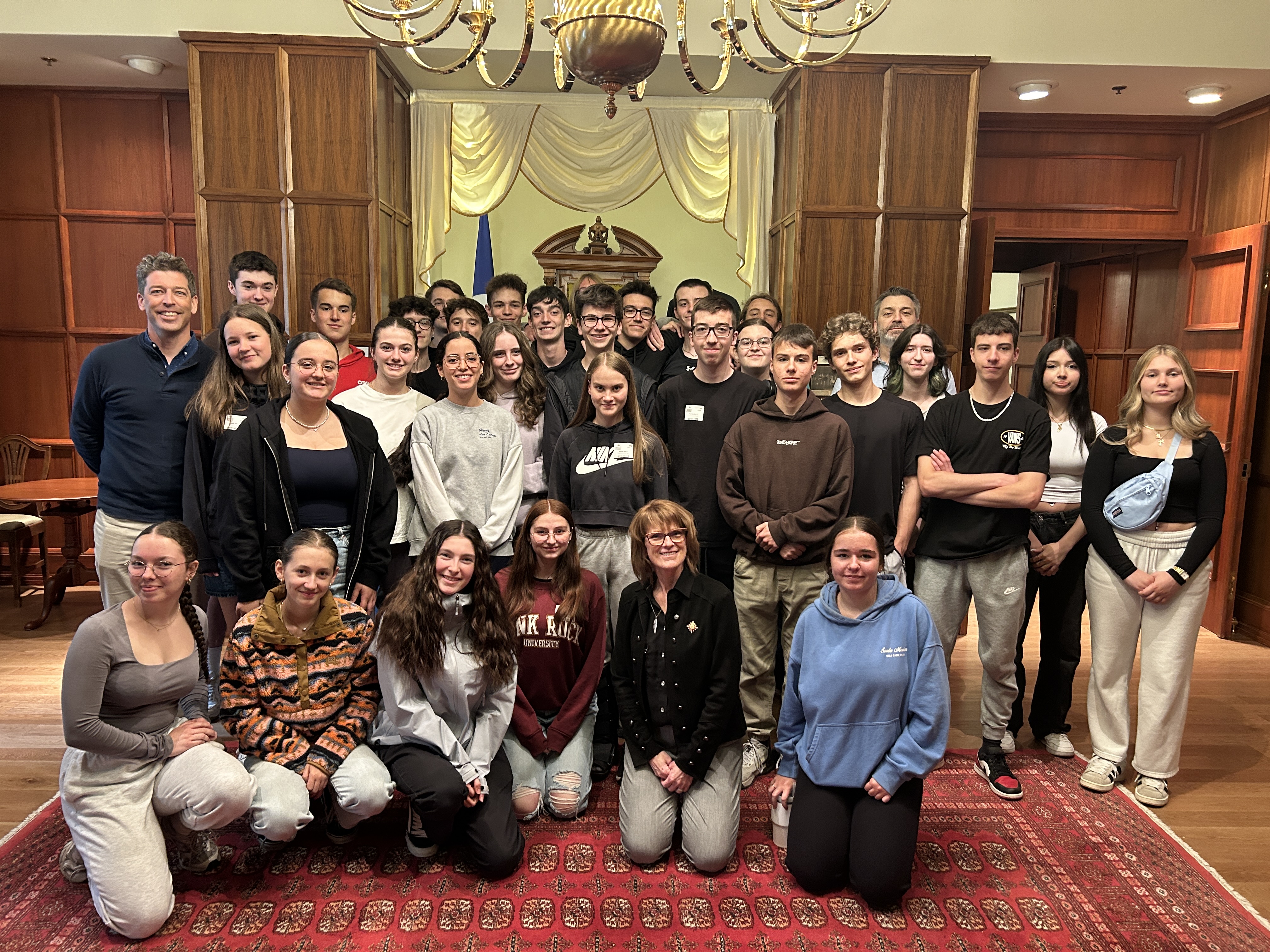 Visite groupe de secondaire 4 de l’École la Courvilloise